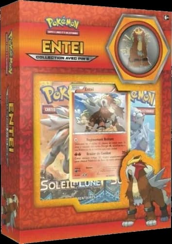 Collection avec pin’s · Entei
