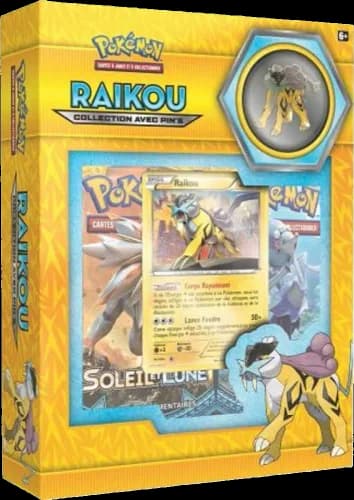 Collection avec pin’s · Raikou