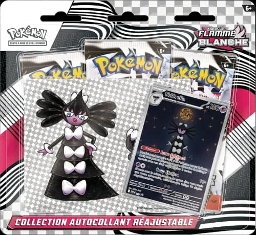 Collection autocollant réajustable Sidérella · Flamme Blanche