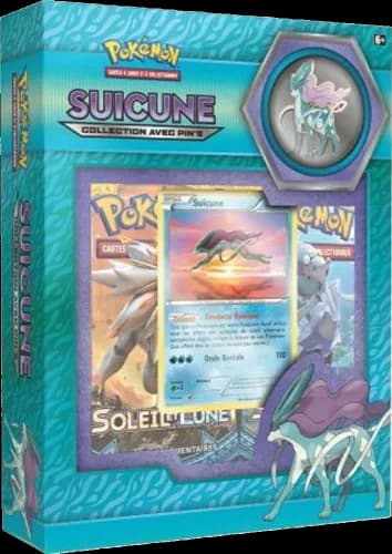 Collection avec pin’s · Suicune