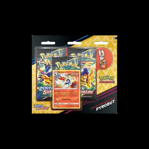 Modèle possible : Tripack avec pin’s Pyrobut