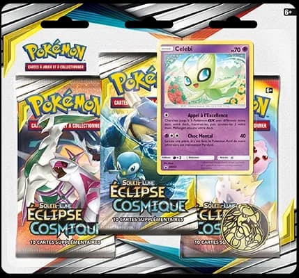 Tripack (modèle aléatoire) · Éclipse Cosmique — exemple de visuel, modèle aléatoire